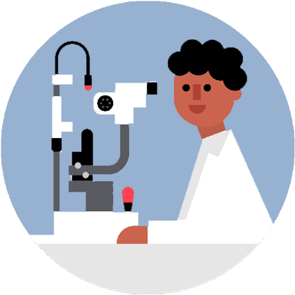 Comprehensive eye exam header icon